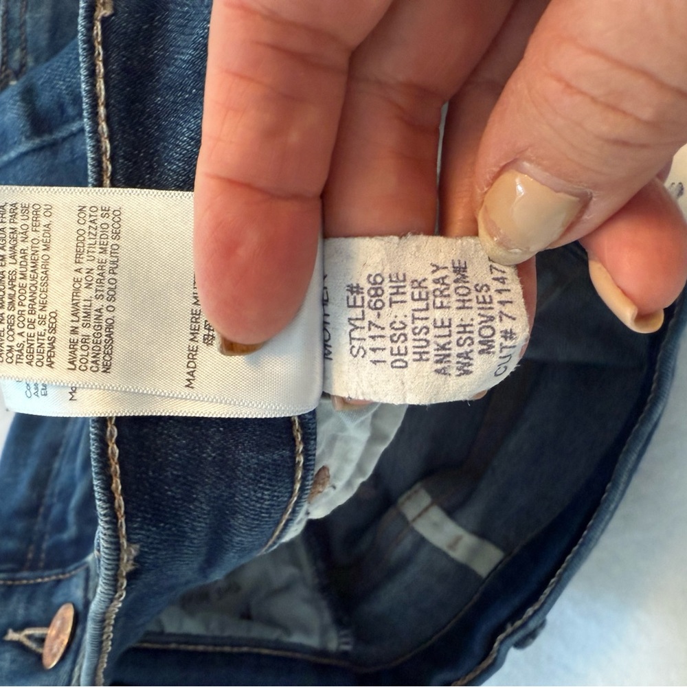 MOTHER Dark Blue Denim Jeans